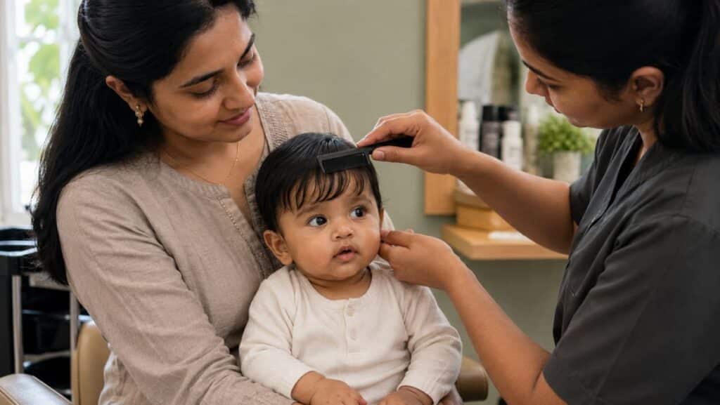 when should baby get first haircut