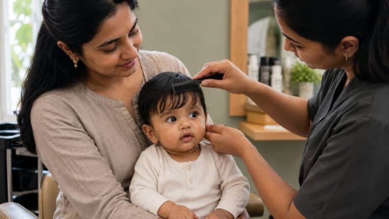 A Baby Needs No First Haircut at a Fixed Age