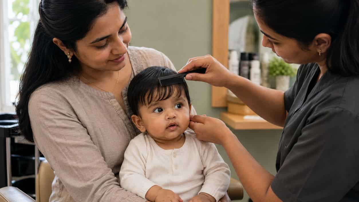 A Baby Needs No First Haircut at a Fixed Age