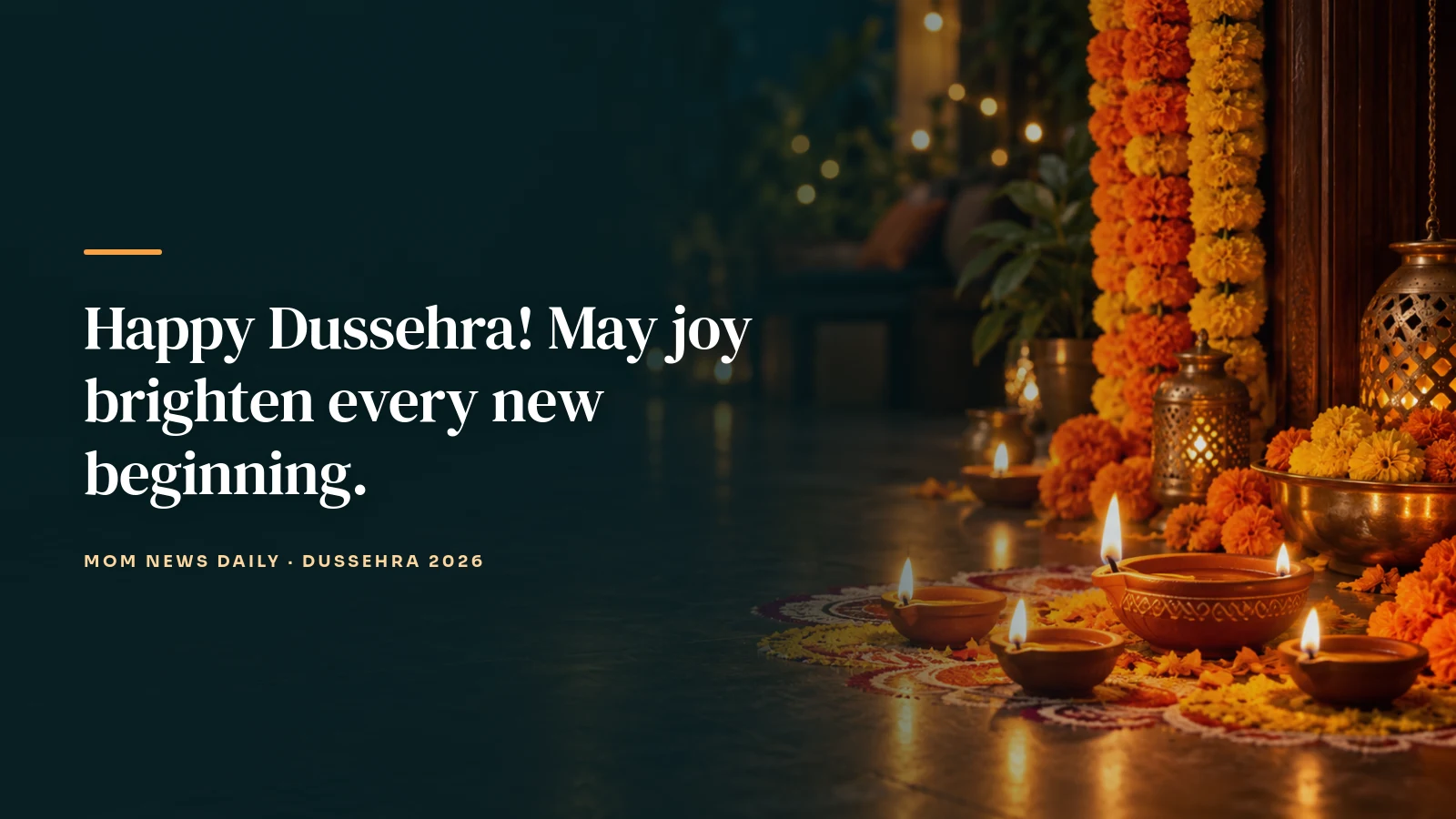 Happy Dussehra! May joy brighten every new beginning.