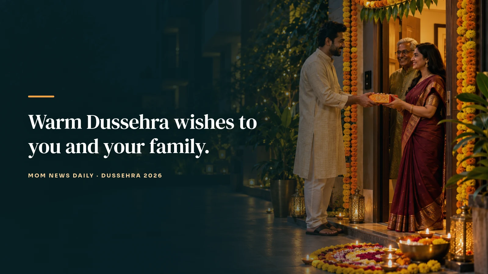 Warm Dussehra wishes to you and your family.