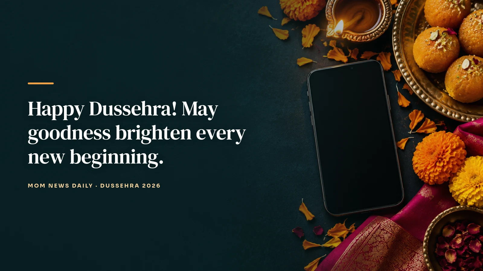 Happy Dussehra! May goodness brighten every new beginning.