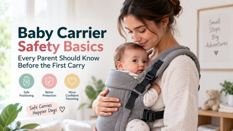 Baby Carrier Safety Basics Every Parent Should Know Before the First Carry