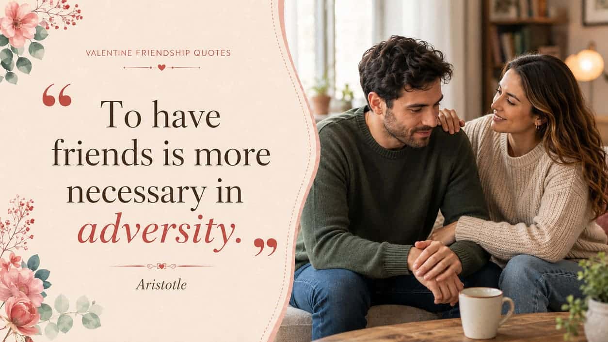 To have friends is more necessary in adversity. - Aristotle