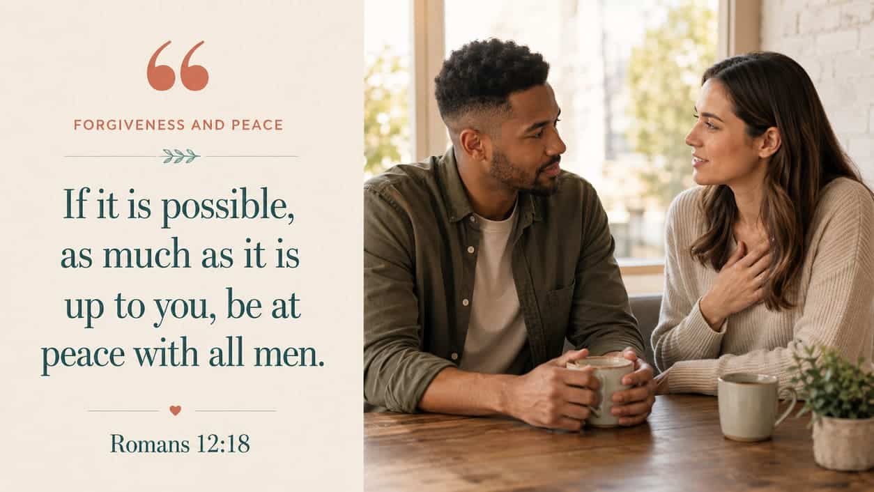 If it is possible, as much as it is up to you, be at peace with all men. - Romans 12:18
