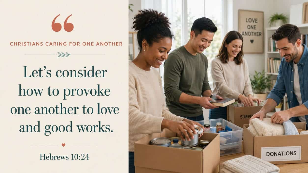 Let’s consider how to provoke one another to love and good works. - Hebrews 10:24