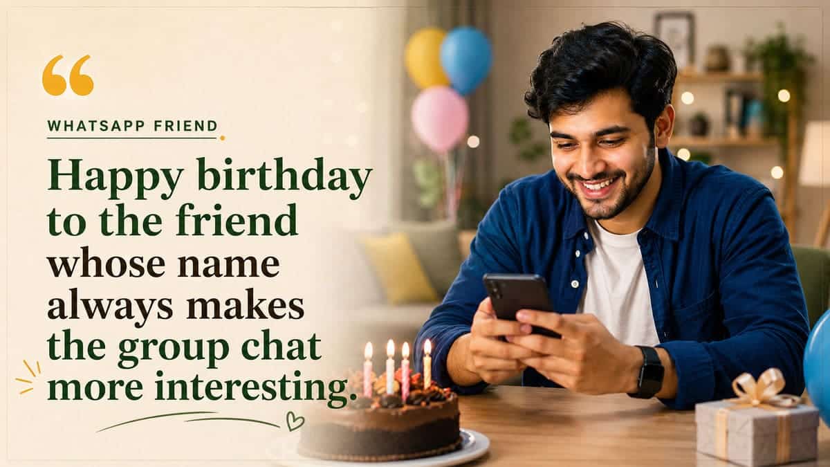 Happy birthday to the friend whose name always makes the group chat more interesting.
