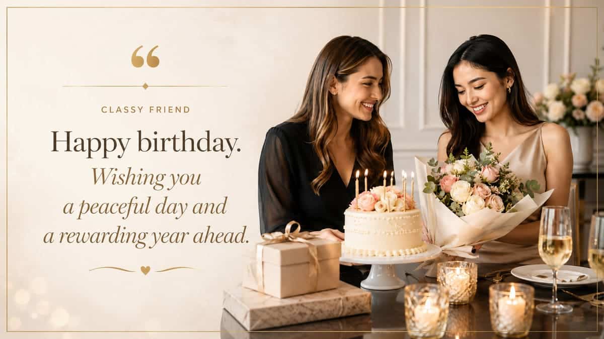 Happy birthday. Wishing you a peaceful day and a rewarding year ahead.