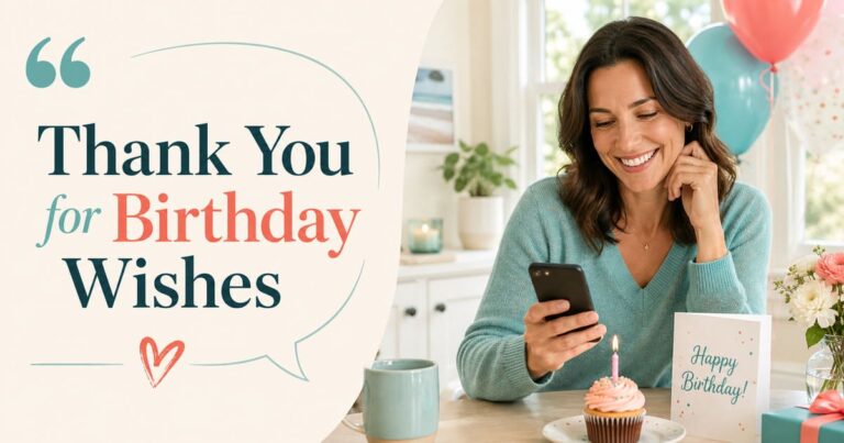 Thank You WhatsApp Status for Birthday Wishes