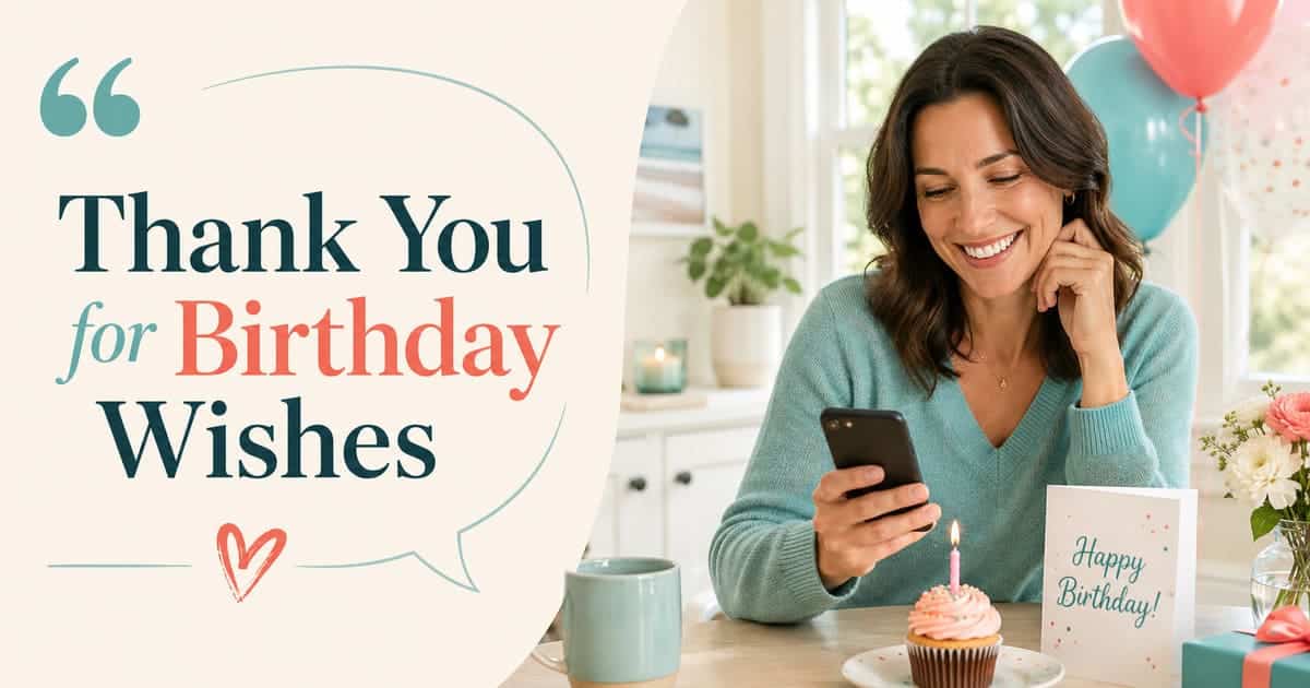 Thank You WhatsApp Status for Birthday Wishes