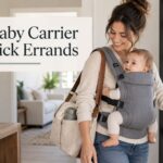 What is the best easy-to-use baby carrier for quick errands without back pain?