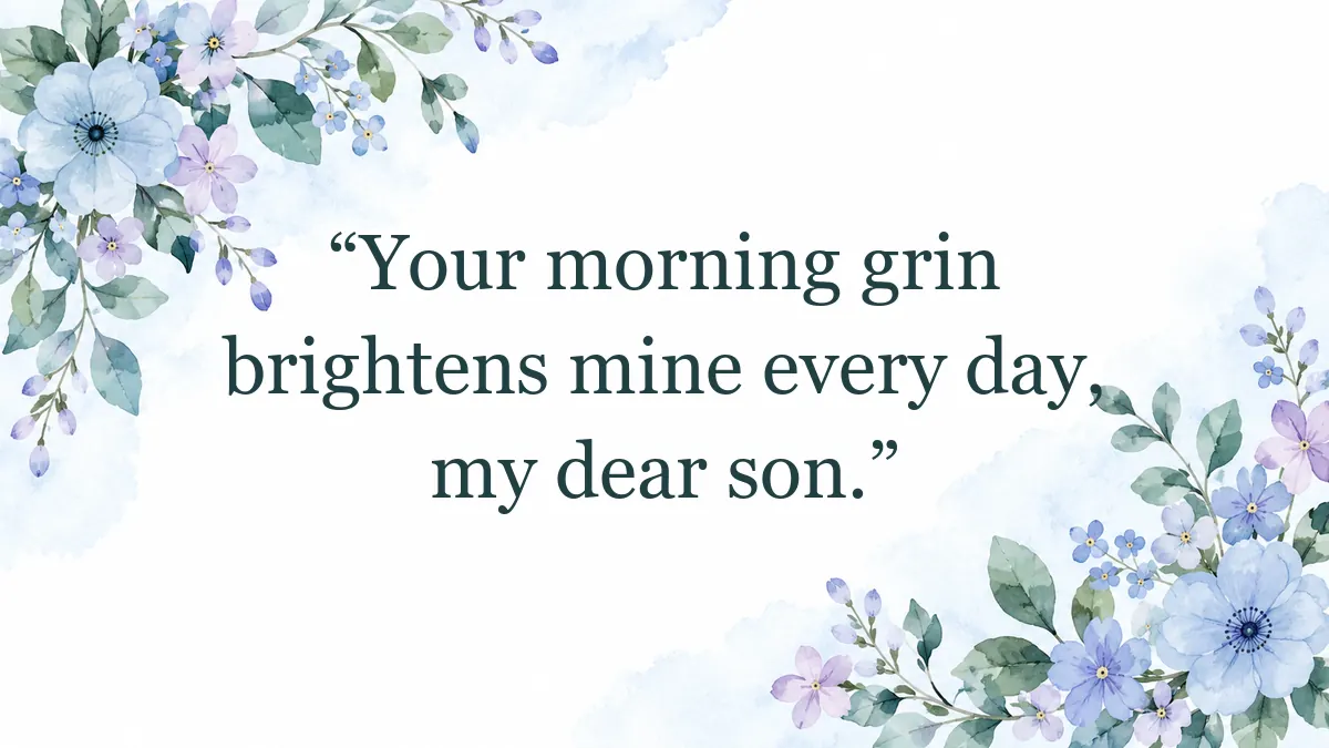 Quote image for a first birthday message from Mom.