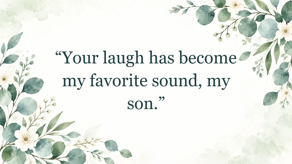 Quote image for a first birthday message from Dad.