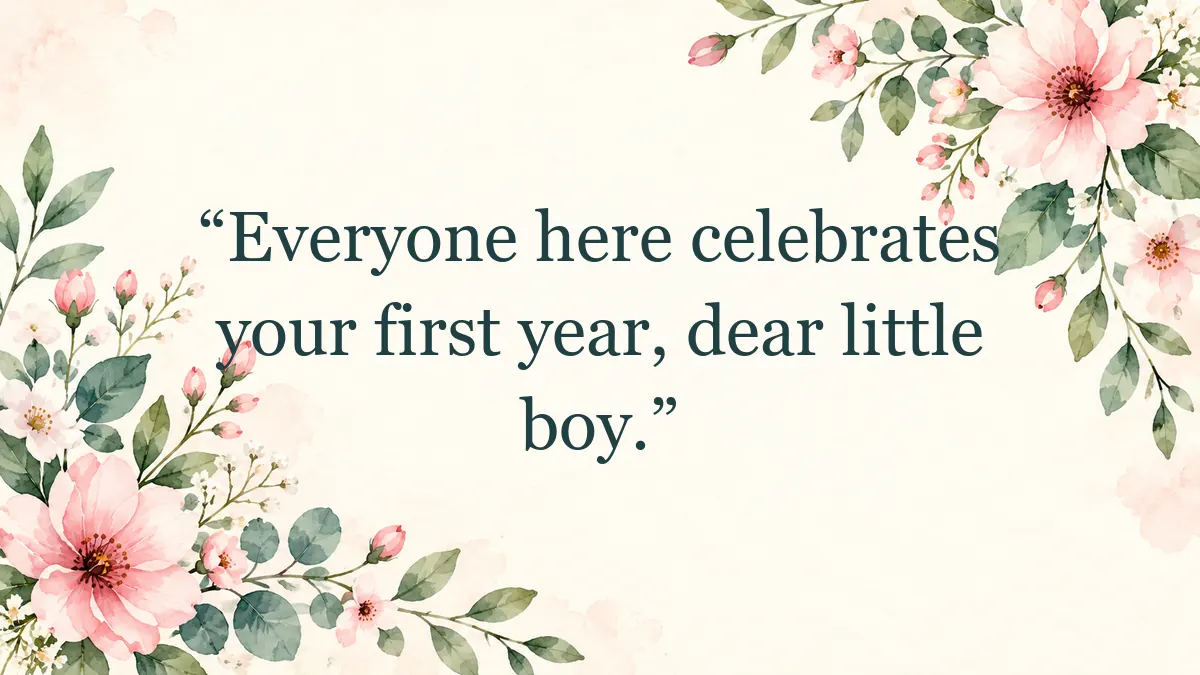 Quote image for a birthday wish spoken at the party.