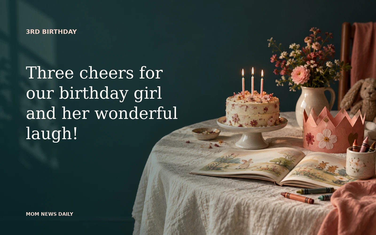 Three cheers for our birthday girl and her wonderful laugh!
