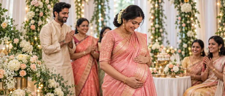 63 Baby Shower Poses Using the Four-Choice Method