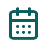 Calendar Days Teal