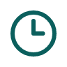 Clock 3 Teal