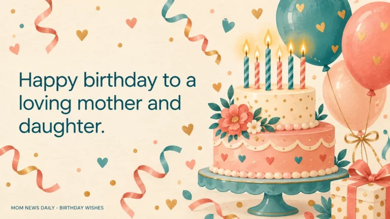 75 Mother and Daughter Birthday Wishes for the Same Day